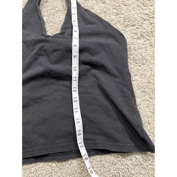 B Moss Black‎ Basic Halter Minimalist Classic Elegant Party Vintage Y2K 2000s L - Picture 5 of 5